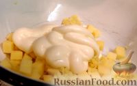 Фото приготовления рецепта: Салат "Мандариновый шок" из мандаринов и сыра - шаг №3