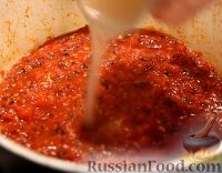 Фото приготовления рецепта: Паста с мидиями в томатном соусе - шаг №11