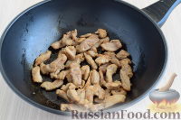 Фото приготовления рецепта: Фунчоза с мясом - шаг №5