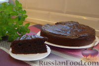 Фото к рецепту: Шоколадно-трюфельный торт