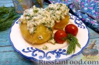 Фото к рецепту: Печеный картофель с польским соусом
