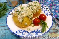 Фото приготовления рецепта: Печеный картофель с польским соусом - шаг №10