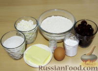 Фото приготовления рецепта: Пирог с вишней и штрейзелем - шаг №1