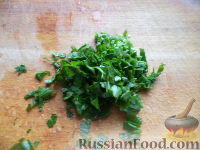 Фото приготовления рецепта: Салат из колбасы, кукурузы и риса - шаг №6