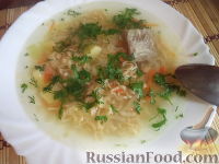 Фото к рецепту: Суп-лапша с капустой