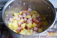 Фото приготовления рецепта: Суп с пекинской капустой - шаг №8