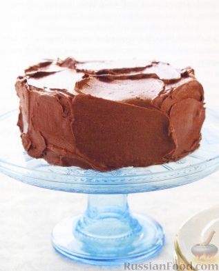 Рецепт: Шоколадный торт - Быстрый, с заварным кремом