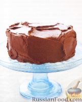Фото к рецепту: Воздушный торт с шоколадным кремом