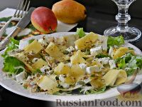 Фото к рецепту: Салат "Дольче"  с грушей, сельдереем и сыром