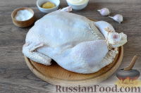 Фото приготовления рецепта: Курица, фаршированная гречкой и грибами - шаг №11