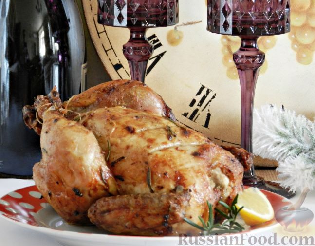 Рецепт цыпленок на банке в духовке рецепт с фото