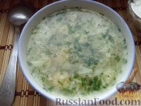 Фото к рецепту: Суп из цветной капусты с рисом