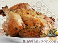 Фото приготовления рецепта: Цыпленок в ароматном масле, запеченный в аэрогриле - шаг №7