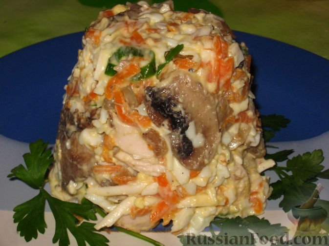 Куриный салат «Тоска по талии»