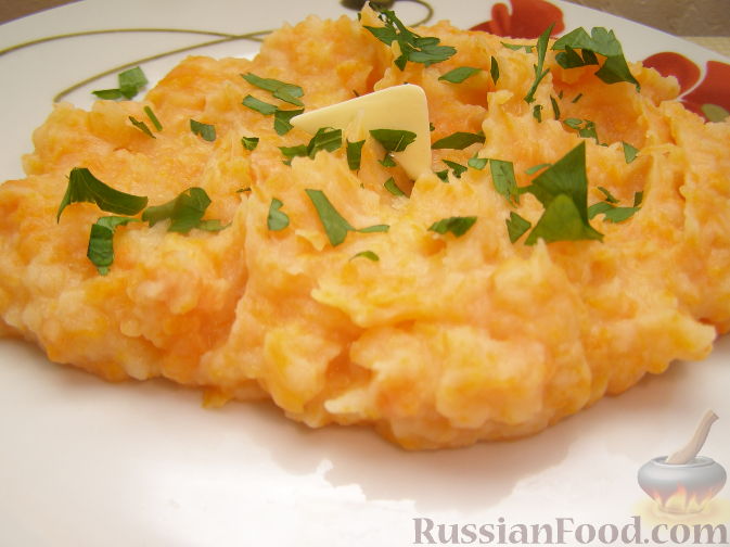 Рецепт Картофельно-морковное пюре