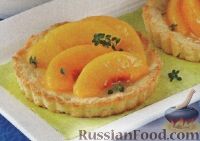 Фото к рецепту: Тарталетки с персиковой начинкой