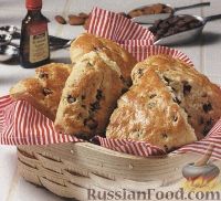 Фото к рецепту: Печенье-коржики с шоколадом и миндалем