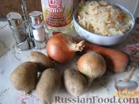 Фото приготовления рецепта: Запеканка из цветной капусты, с грибами и сухариками - шаг №20