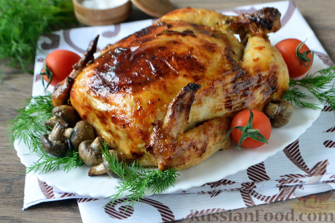 Курица запеченная с Гречкой в духовке. Безумно вкусно - рецепт автора kalnina