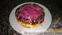 Фото приготовления рецепта: Слоеный салат "Мой генерал" с говядиной и свёклой - шаг №8