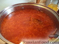 Фото приготовления рецепта: Щи из квашеной капусты (славянская кухня) - шаг №12