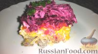 Фото приготовления рецепта: Слоеный салат "Мой генерал" с говядиной и свёклой - шаг №9