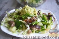 Фото к рецепту: Теплый грибной салат