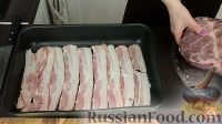Фото приготовления рецепта: Фаршированная свинина, запеченная в духовке - шаг №5