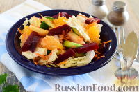 Фото приготовления рецепта: Овощной салат с мандаринами - шаг №11