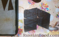 Фото приготовления рецепта: Шоколадное песочное печенье "Ёлочки" с глазурью - шаг №8
