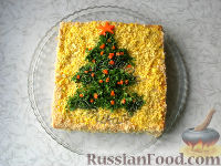 Фото приготовления рецепта: Закусочный торт "Застольный" - шаг №13
