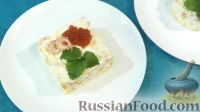 Фото приготовления рецепта: Салат с морепродуктами "Дары моря" - шаг №8