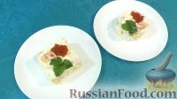 Фото приготовления рецепта: Салат с морепродуктами "Дары моря" - шаг №9