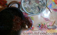Фото приготовления рецепта: Селедка по-корейски, с томатной пастой - шаг №5