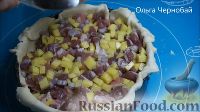 Фото приготовления рецепта: Пирог с мясом и картофелем - шаг №10