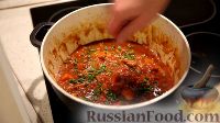 Фото приготовления рецепта: Рагу из курицы и овощей, с кукурузными клёцками - шаг №18