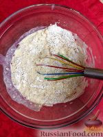 Фото приготовления рецепта: Цельнозерновые панкейки (американские оладьи) - шаг №6