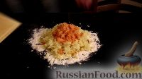 Фото приготовления рецепта: Картофельные крокеты с лососем и сливочным кремом из зелёного горошка - шаг №9