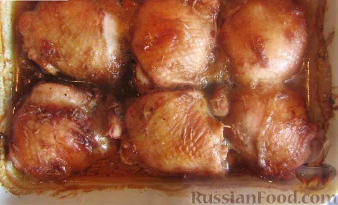 Куриные бедра в духовке рецепт