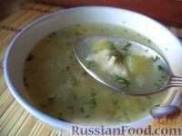 Фото к рецепту: Суп с галушками по-полтавски