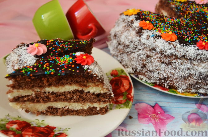 Рецепт торта со сгущенкой в мультиварке | Меню недели