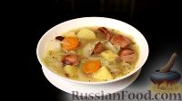 Фото приготовления рецепта: Суп с капустой, сосисками и картофелем - шаг №14