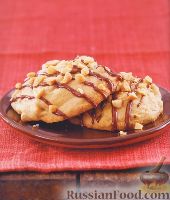 Фото к рецепту: Печенье с бананами и арахисовой пастой
