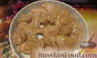 Фото приготовления рецепта: Куриные крылья в горчично-соевом маринаде - шаг №4