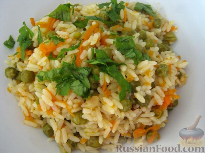 Рис с овощами на сковороде: пошаговый рецепт приготовления