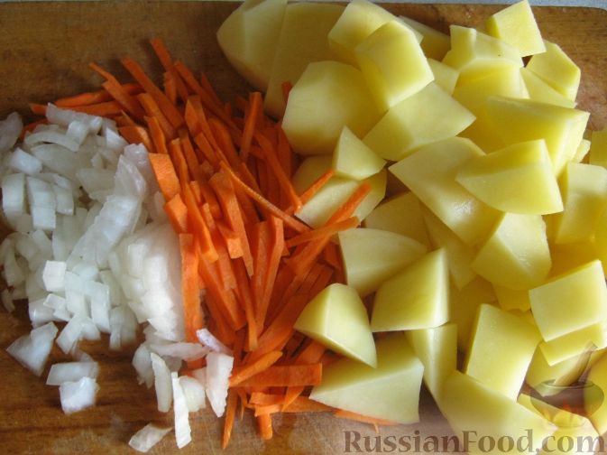 Рецепт: Сырный суп по-французски с плавленым сыром | с плавленым сыром и вермишелью 