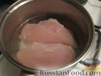 Фото приготовления рецепта: Куриный жульен с грибами - шаг №2