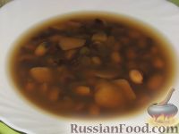 Фото к рецепту: Фасолевый суп на говяжьем бульоне