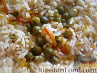 Фото приготовления рецепта: Рис с овощами на гарнир - шаг №9