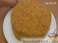 Фото приготовления рецепта: Торт "Медовый пух", или "Медовик" - шаг №24